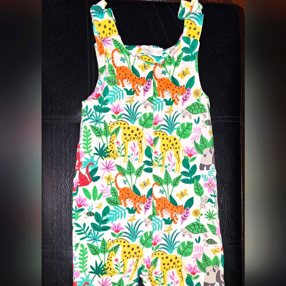 Baby Boden 9-12 Jungle romper